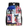 Pete The Cat Kid Backpack for Kids Boys Girls  Backpacks Lovely Kindergarten Child School Bags