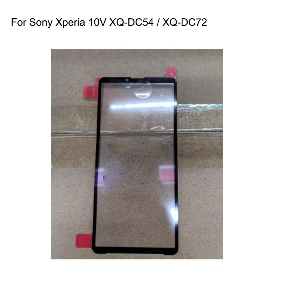 

For Sony Xperia 10V XQ-DC54 / XQ-DC72 front LCD Glass Lens touchscreen Touch screen 10 V Panel Outer Screen Glass without flex Black with OCA