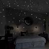 407 PCS Glow In The Dark Star Round Dot Luminous Wall Stickers Home Ceiling Decor
