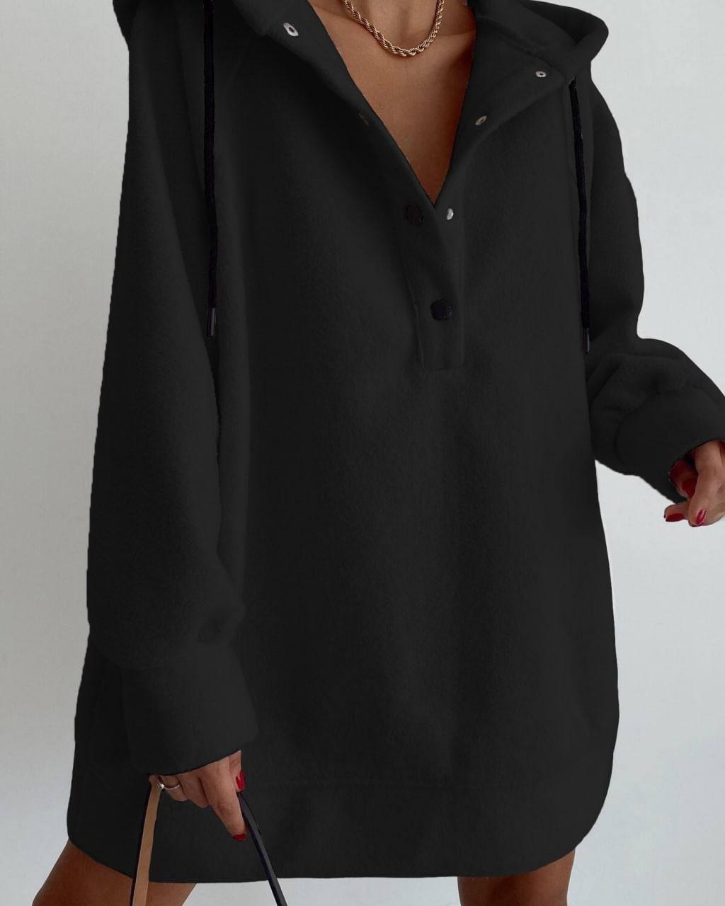 Женские свободные свитера с длинным рукавом и V-образным вырезом — фото 3