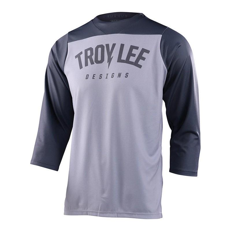 TROYLEE Mens Womens Mountain Bike Cycling Jersey Long Sleeve Quick Dry Breathable Trail Downhill Riding Shirt Summer