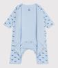 Bodyjama A0CIQ Light 12 Months 74cm [Petit Bateau] Blue/Blue