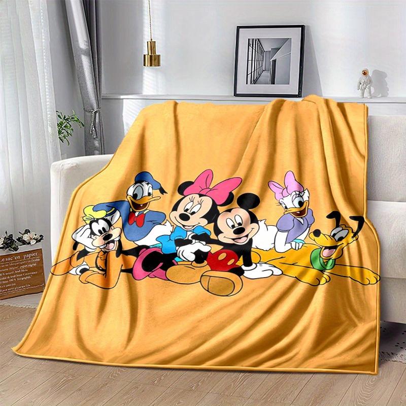 1pc, Disney Mickey Mouse & Friends Throw Blanket Soft & Cozy Blanket Perfect Gift for Birthday, Christmas, Valentine's Day Bed, Couch, Travel
