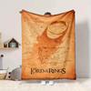 1pc The Lord of the Rings Flannel Throw Blanket Lightweight Soft Warm All Season Blanket for Sofa, Bed, Travel,L1028127