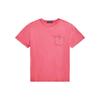 Polo Logo Pattern Crew Neck Fitted Short Sleeve T-Shirt Men Tops Red 710835756-023