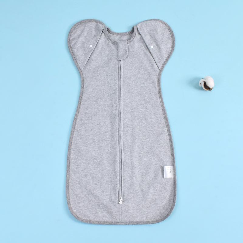 

Спальный мешок для новорожденных с защитой от испуга и эластичными рукавами L/75CM