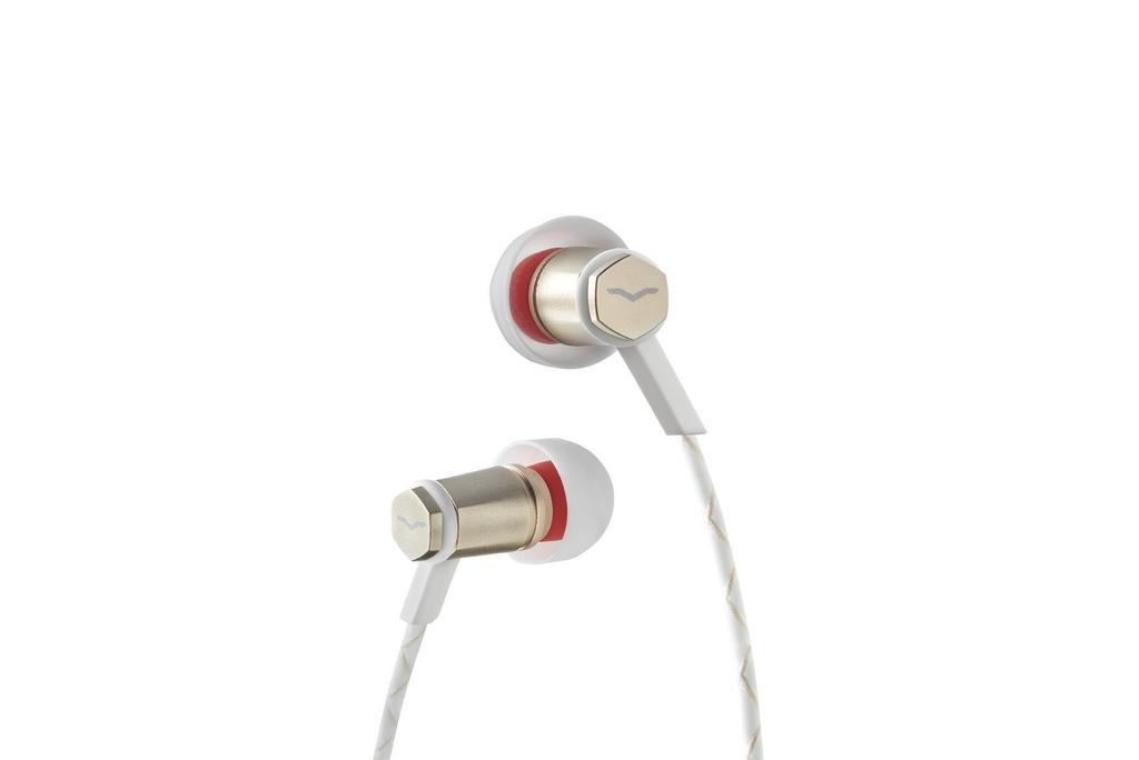 V MODA Forza Metallo Headphones with 3 Button Remote Mic Samsung and Android Gunmetal Black - In-Ear & - Devices, FRZM-I-RGOLD
