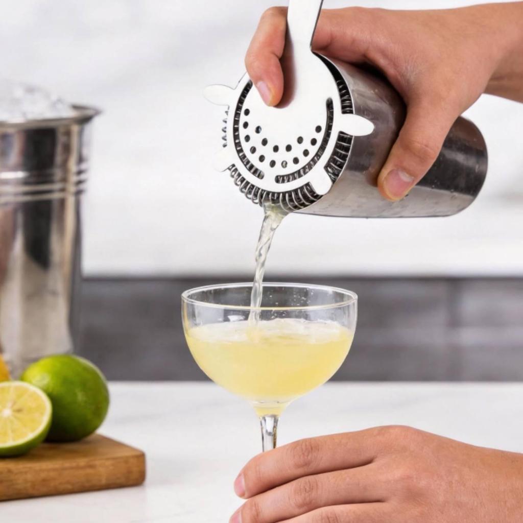 Spring cocktails Strainer Fits Most Shakers Perforated Hanging Hole for