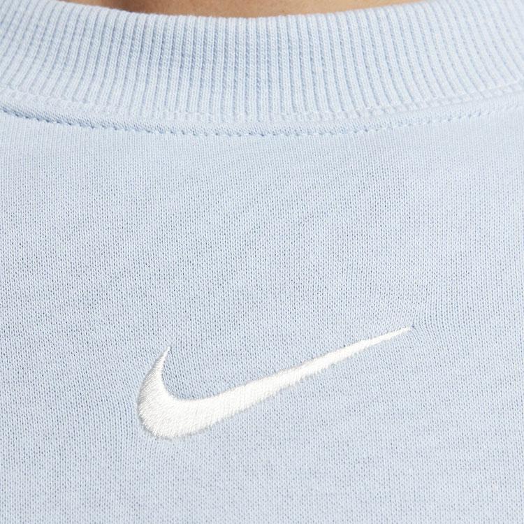 Nike Dámská mikina s kapucí Phoenix Fleece Pullover Modrá DQ5761-441