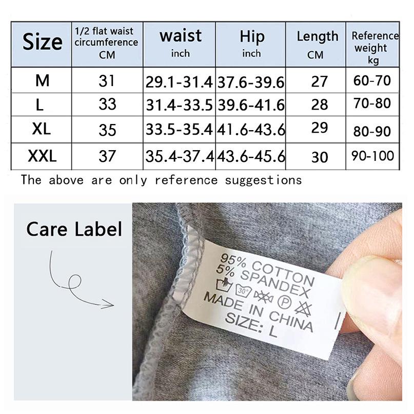 Plus Size High Waist Cotton Panties – Comfortable Women's Briefs