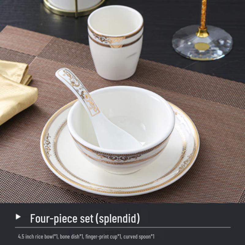 Elegant Ceramic Restaurant Tableware Set