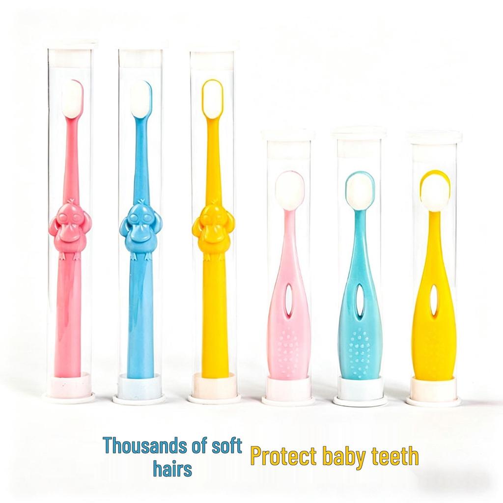 Ten Thousand Hairs Soft Bristle Toothbrush for Children Aged 1-12 Years