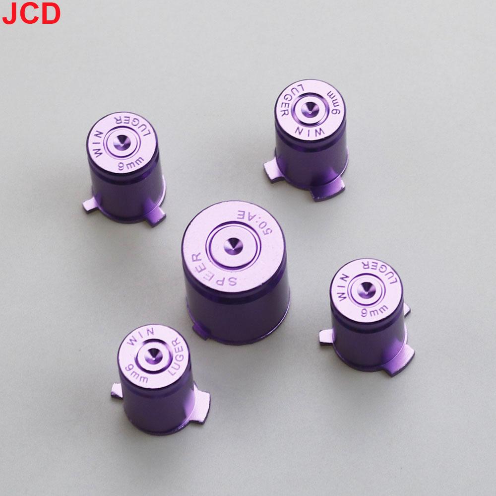 

JCD 1Set For Xbox 360 Controller Buttons Aluminium Alloy Metal ABXY Bullet Button Cap Gamepad Replacement Accessories рожевий червоний колір
