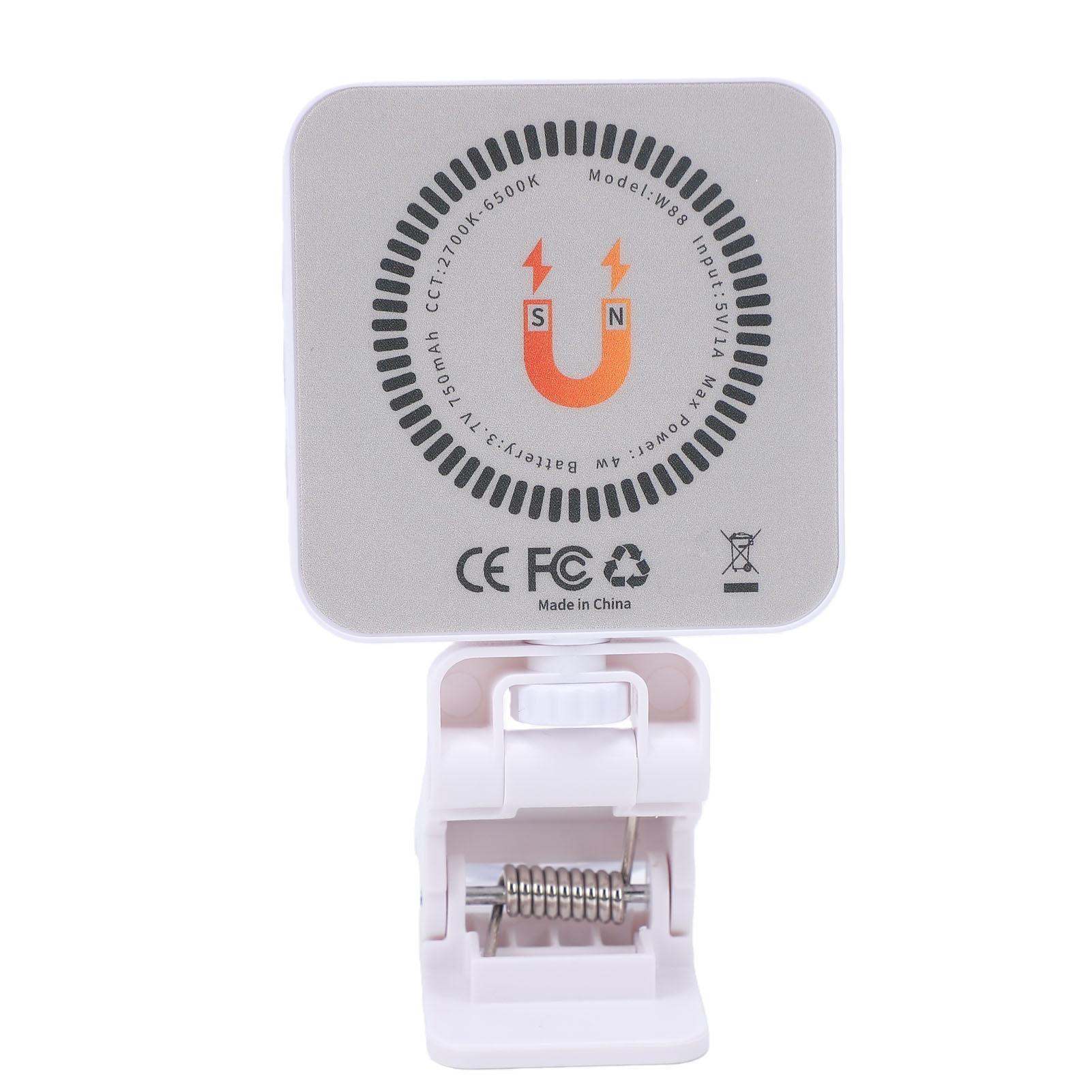 

Phone Magnetic Selfie Light 3 Color Clip On Video Conference Lighting High CRI for Photography