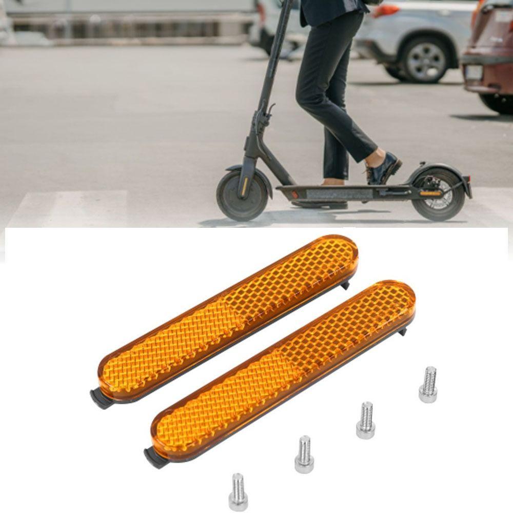 2 Paar Gelbe Reflektierende Streifen für Elektroroller für die Verwendung mit Xiaomi Mi 3 Pro 2 Elektroroller