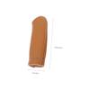SEWACC Felt Finger Protector Finger Cot Thimble PU Leather Set of 10 Thumb Finger Wool Felt Handicraft Sewing Embroidery Craft Tool Quilting Handmade