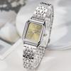 Small Square Steel Belt Quartz Watch Stainless Steel Belt Fashion Girl Watch Mori Square Watch