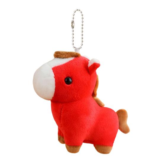 

Horse Plush Pendant Soft Stuffed Animal Bag Charm Cartoon Horse Figurine
