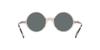Emporio Armani EA 501M Crystal Brown Pattern Mirror Rose Gold Size 47 Sunglasses, Frame/Grey Lens,