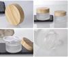 Set of 3 Glass Cream Jar Portable Refillable Empty Cream Small Bottles Containers, Containers, Cases, Travel-Size (50g)