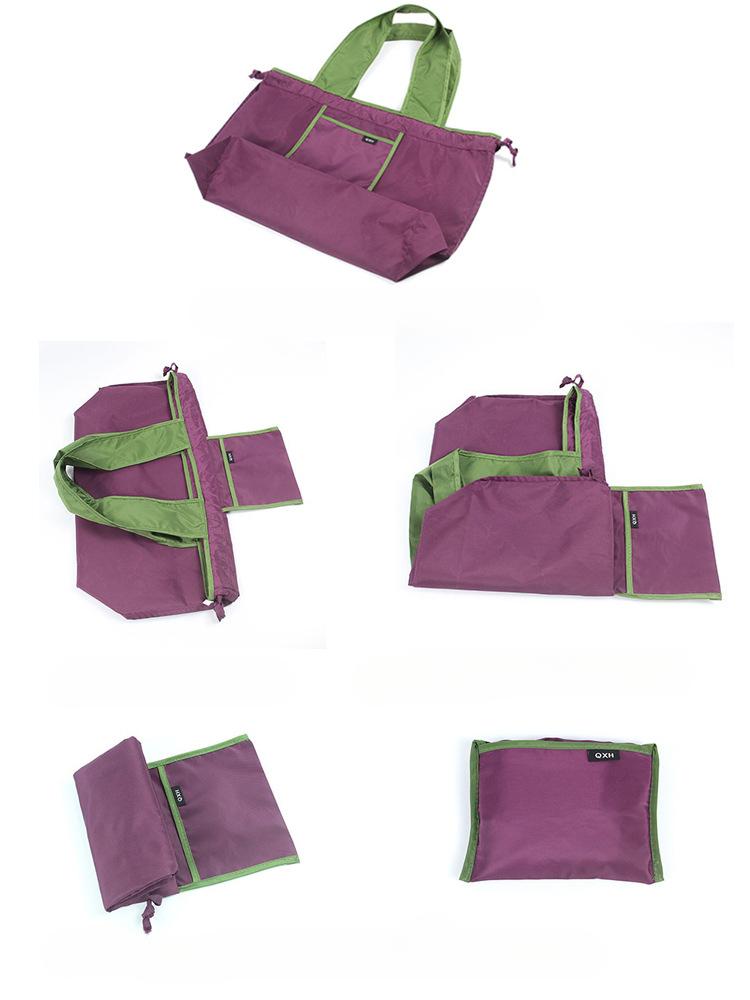 Velká stahovací ekologická nákupní taška do supermarketu módní taška přes rameno skládací přenosná nákupní taška vodotěsná