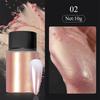 1Bottle White Chrome Pearl Nail Powder Shine Glitter Shell Auroras Nail Dust Mirror Effect Pigment Manicure Nail Art Decoration