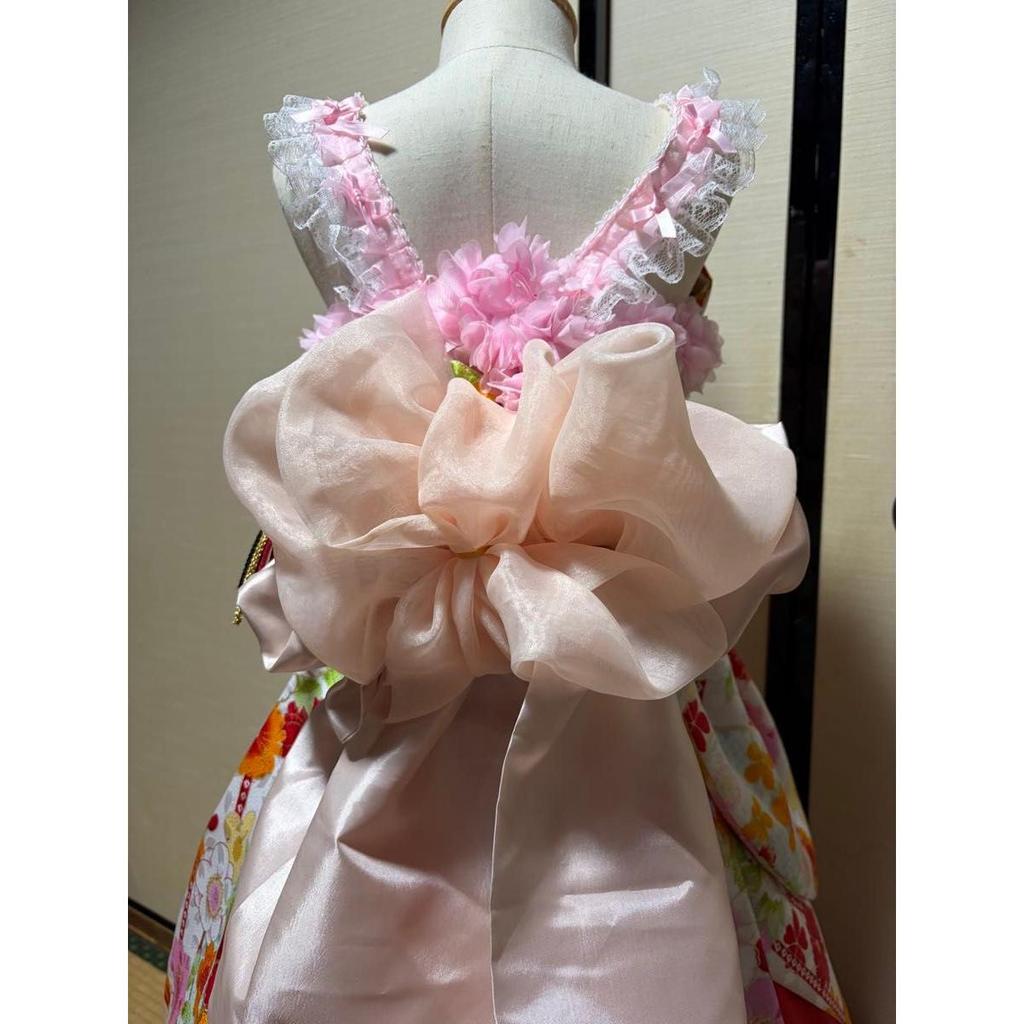 Used Children's sash belt with ribbon