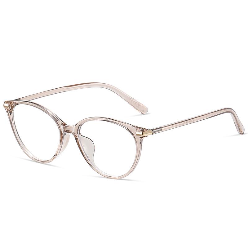 2026 Retro Cat Eye Blue Light Blocking Glasses - Fashionable Literary Commuting Frame 10708