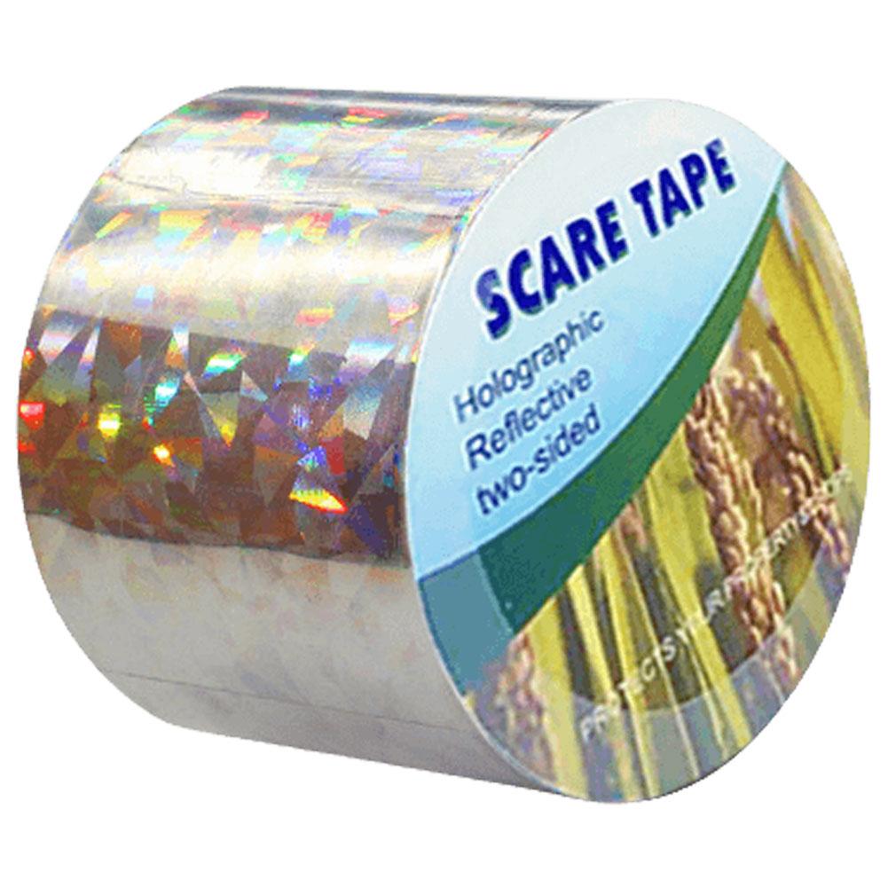 2.4cmx50m/4.8cmx50m Double Side  Bird Scare Tape To Stop Damage Roosting Mess Bird Repellent Ribbon Easy-Install Bird Tape