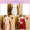 Womens Satin Slip Dress With Lace And Piping For Elegant Summer Casual Wear