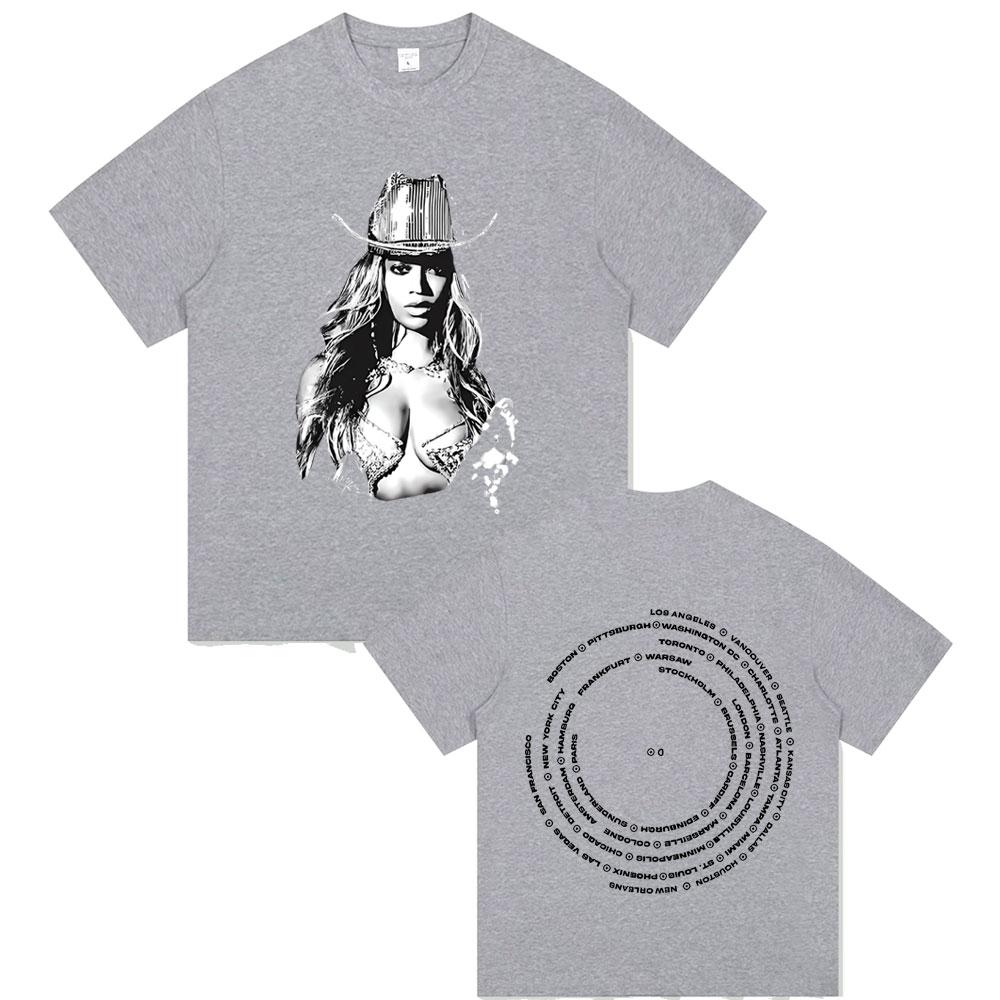 

Fashion Beyonce Renaissance World Tour Tshirt 2026 Album Concert Music Tees Unisex Women Casual Cotton Vintage Short Sleeve Tops S