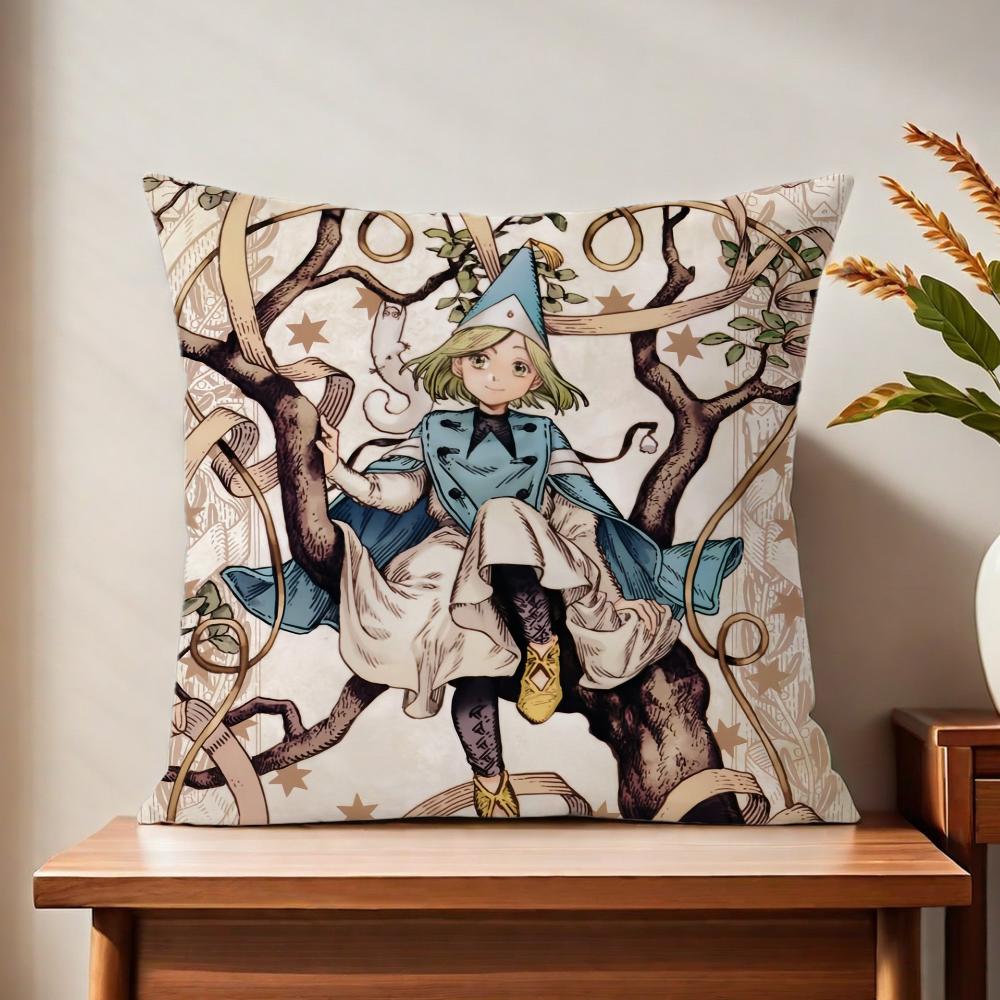 Wwitch cute Hat AAtelier cushion cover For Pillow Printing Sofa Decoration Home Car Room Coffee Shop Office Nordic Simplicity