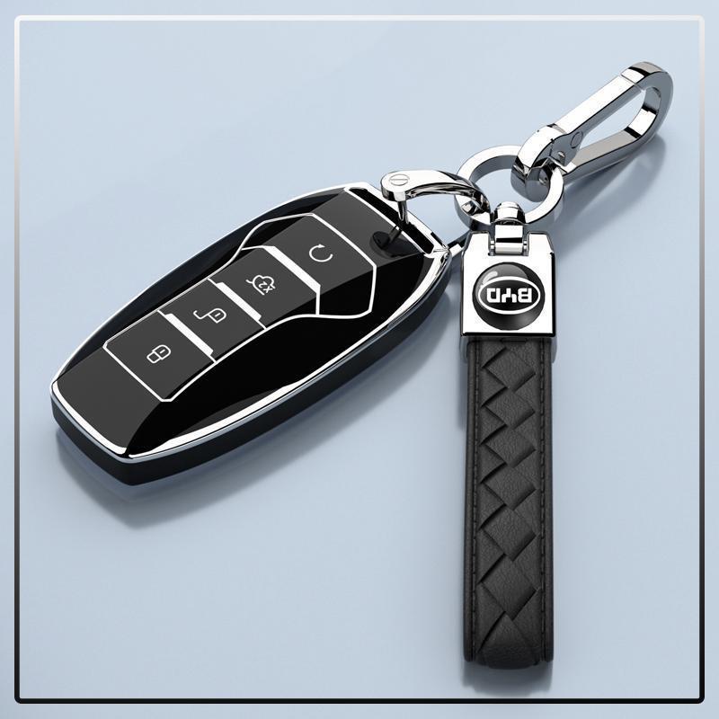 Luxury Personalized Key Case for 2020-2021 Han EV - Full Coverage & Decorative Protection