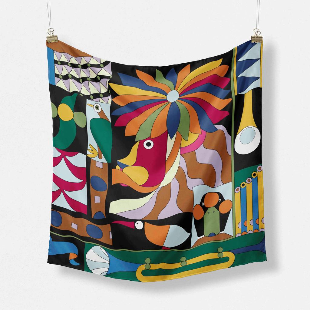 70cm Foulard Luxury Chiffon Shawl Square Scarf for Women Hijab Fashion Wraps Neckerchief Female Hair Bands Ribbon Headband