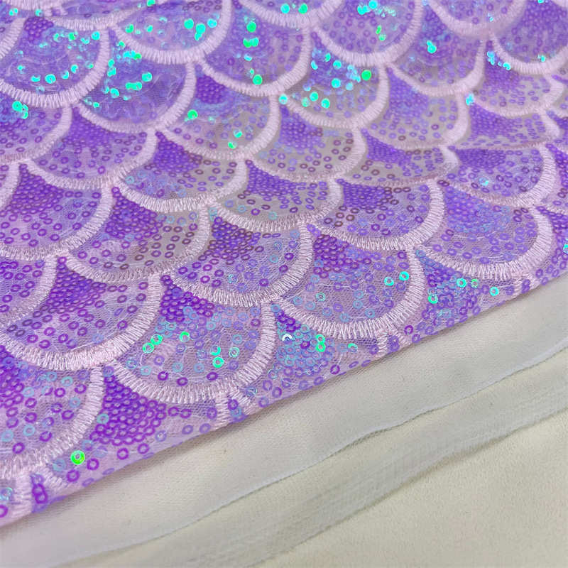 Sequin Fabric Double-Layer Sequins Fabric DIY