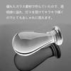 Anal Beads Glass Dildo Thick Anal Plug Glitter Bulb Shape Anal Pearl Anal Plug For Men Women Adult Goods M