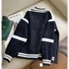 Cardigan Coat for Women Winter Oversize Thickened Solid Color Loose Long Sleeve Hooded Cardigan Coat Top