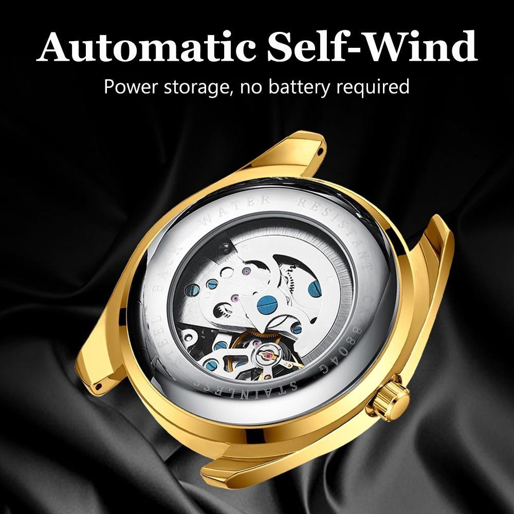 Men Mechanical Wristwatches 316L Stainless Steel Automatic Watch Life Waterproof Night Light Watches for Men