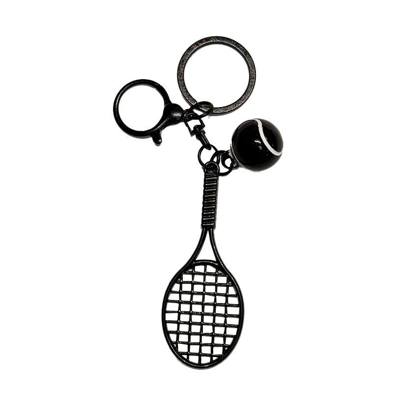 Mini Keychain Tennis Party Favors Tennis Ball Key Ring Tennis Bag Pendant Sports Keychain For Boys Girls School Carnival Reward