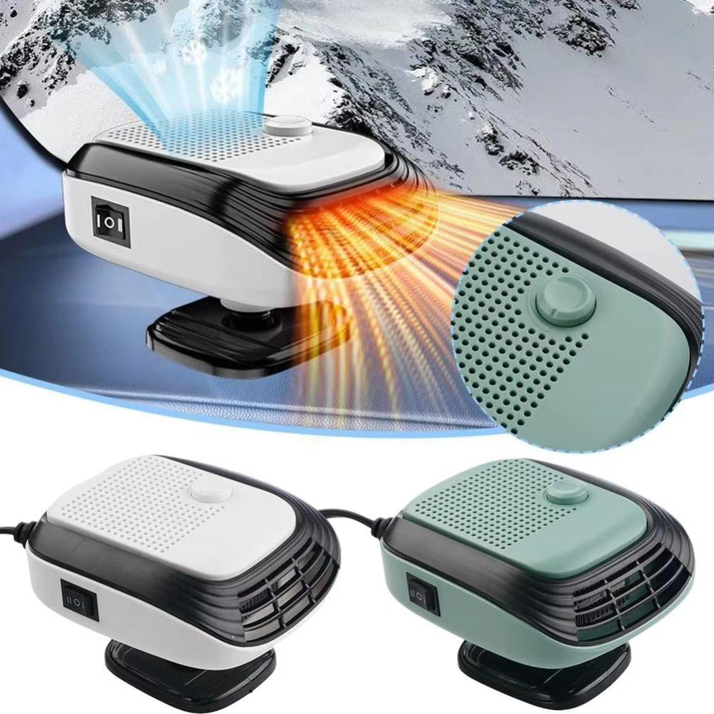 Dual Speed Defroster Fast Heating Windshield Heater Portable Car Heater Front Demister