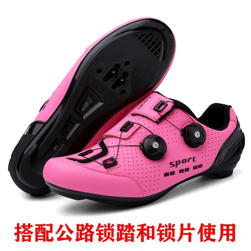 Mens Cycling Shoes Road Mountain Bike Non-Cleat Clipless Compatible Stiff Sole Breathable Lightweight