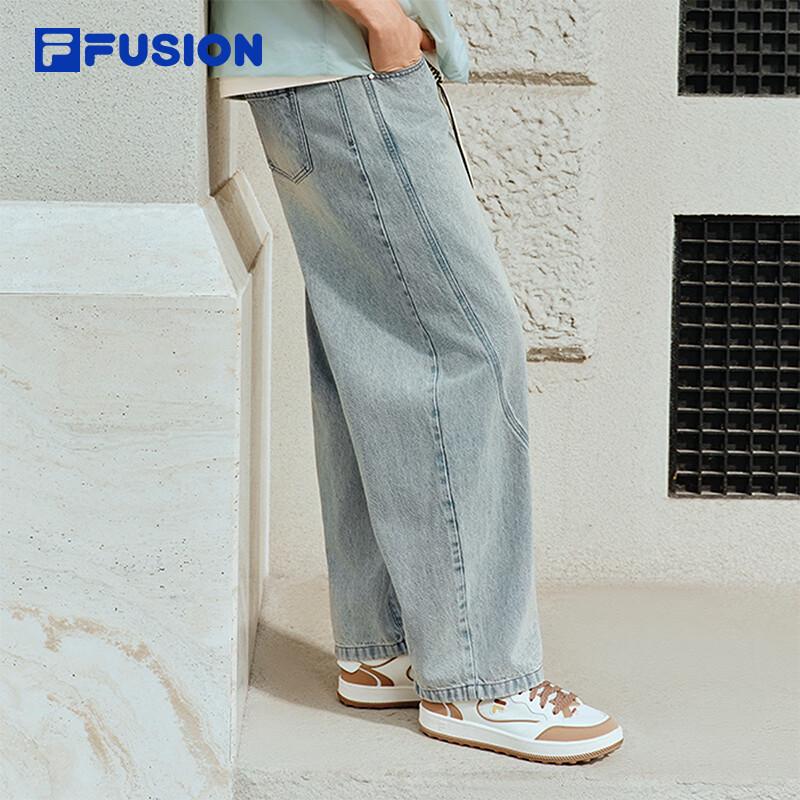 FILA FUSION Retro Slim-Fit Washed Denim Jeans