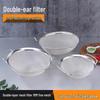 Stainless Steel Rice and Vegetable Washing Sieve with Draining Basket