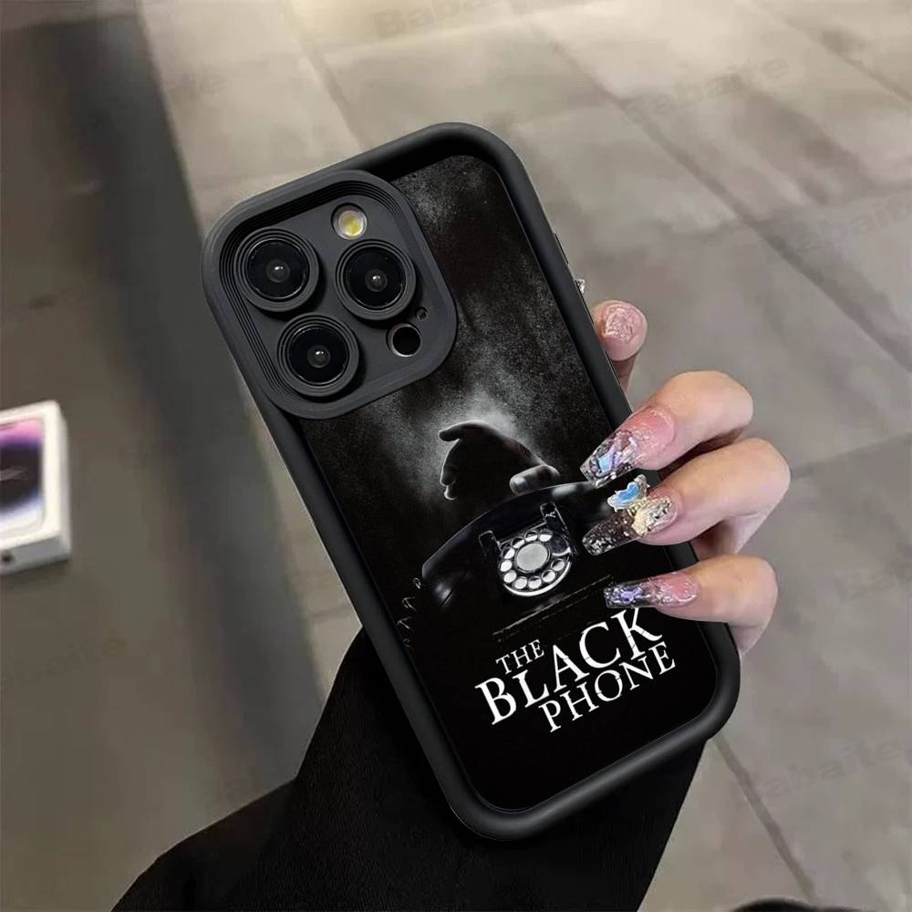 Horror Movie The B-Black P-Phone TPU Phone Cover For Iphone 17 16 15 14 13 12 11 Pro Max Plus Case Cover