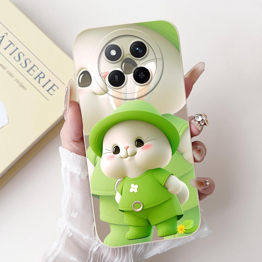 Pour Honor Magic 7 Lite 7 Pro Magic7 Coque de téléphone Magic 5 Lite 6 Lite Housse arrière Silicone Liquide Souple Funda Animaux Mignons Dessin Animé