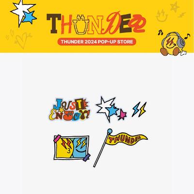 2024 ATEEZ THUNDER POP-UP Wappen Set
