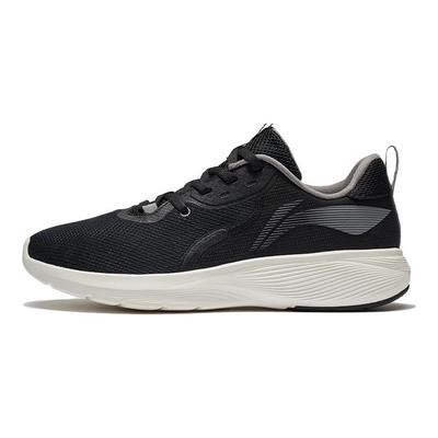 Li Ning Durable Low-Top Running Shoes Men Sneakers Black ARSS027-2