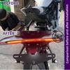 Off-Road Motorcycle Folding Rear License Plate Holder Fender Eliminator Kit Competible With Motorbike 675NK 675 NK 675 SS CF Moto 675SR 675 SR SR-R