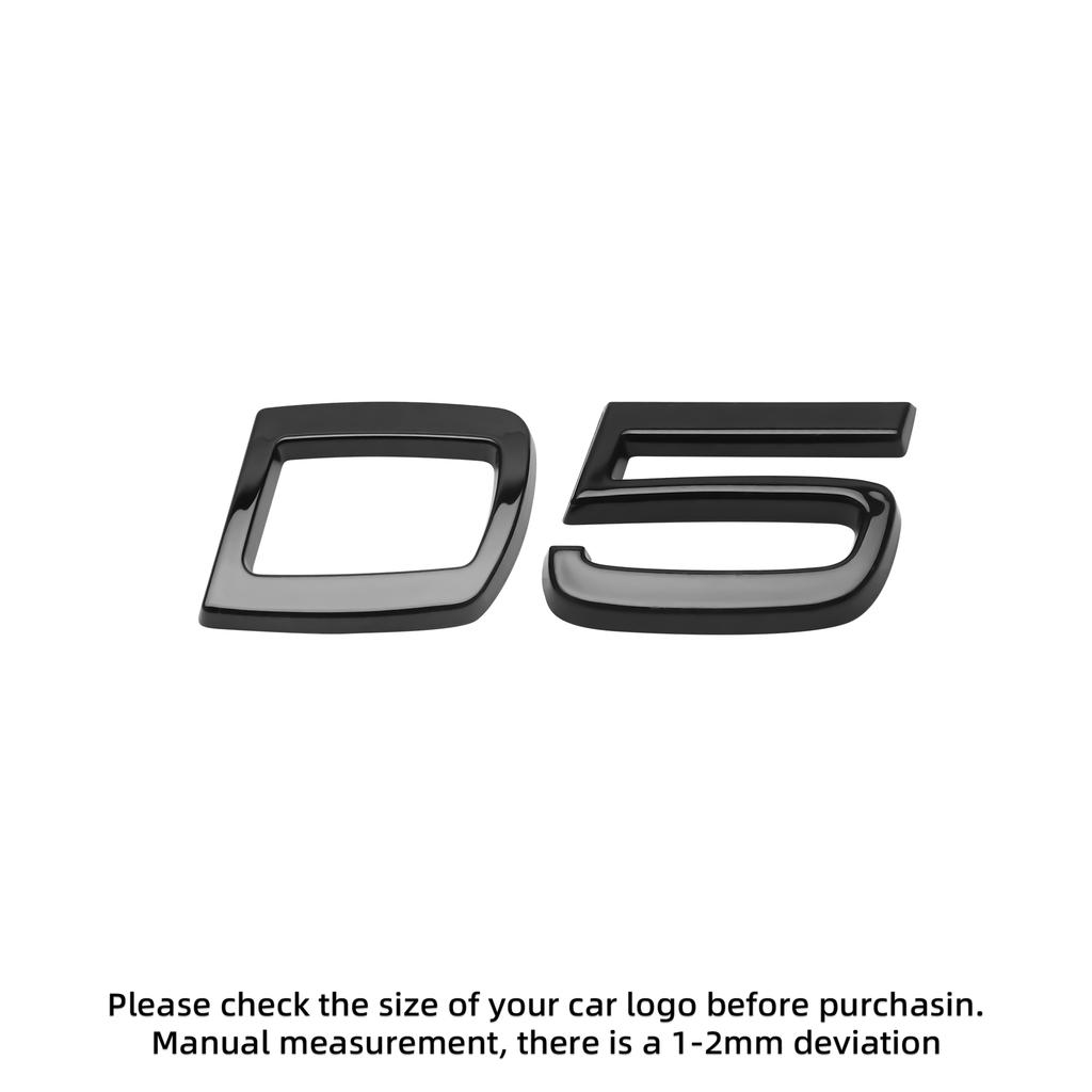 3D ABS Buchstaben Aufkleber für Für Volvo D2 D3 D4 D5 D6 D7 D8 Auto Heckklappe Heckklappe Seitenkotflügel Abzeichen Emblem Aufkleber Dekoration
