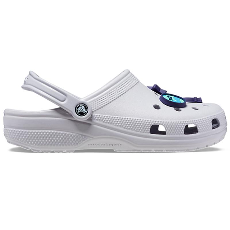 Honor of Kings X Crocs Classic Clog EVA Sticker Pattern Hole Shoes Unisex Grey Luban No. 7 Elite Edition